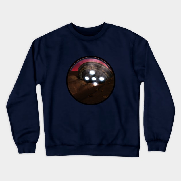 UFO Crash Crewneck Sweatshirt by mlbgfx